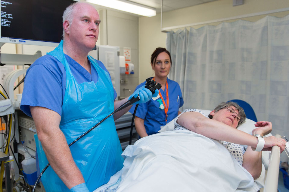 Bowel Cancer Screening Having A Colonoscopy Fit Gov Uk Reasons for colonoscopy include investigation of rectal bleeding, colon polyps, diarrhea. bowel cancer screening having a