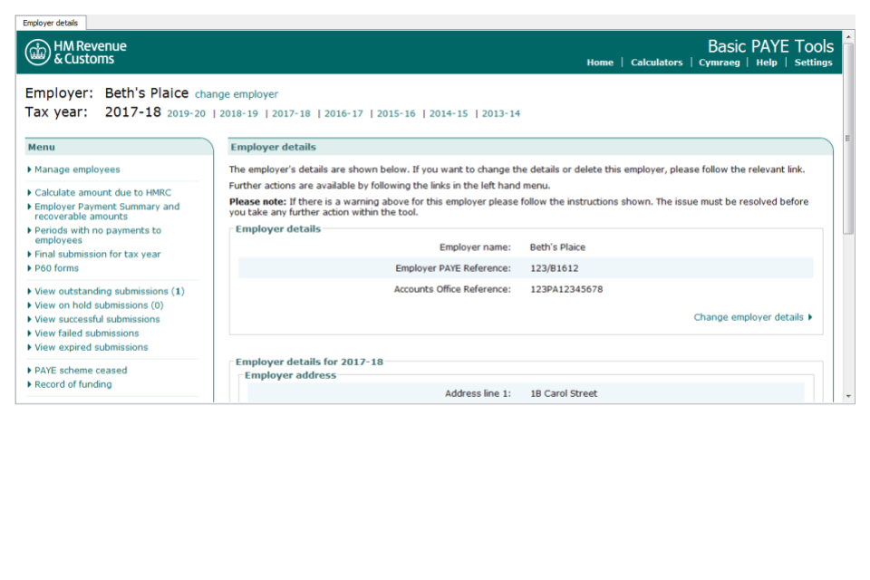 Check a National Insurance number using Basic PAYE Tools