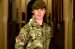 Private Liam Downs of the Royal Gibraltar Regiment [Picture: Corporal Andy Reddy RLC, Crown copyright]