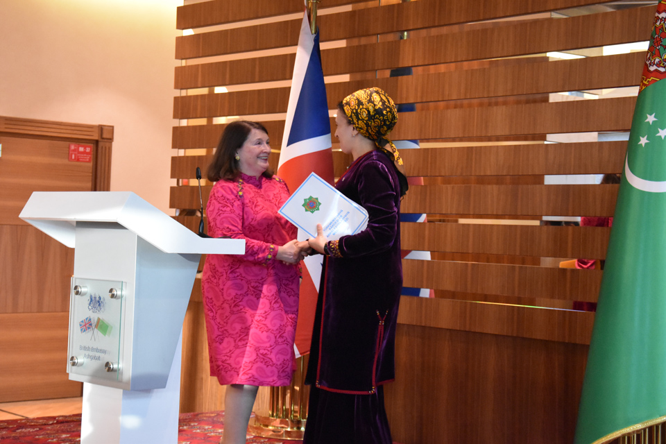 Queen's Birthday celebration in Ashgabat