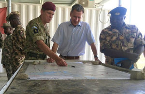 Foreign Secretary Jeremy Hunt in north-east Nigeria