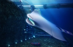 Image depicting underwater sub