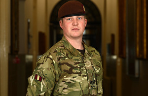 Sergeant Antony Holland of the King's Royal Hussars [Picture: Corporal Andy Reddy RLC, Crown copyright]