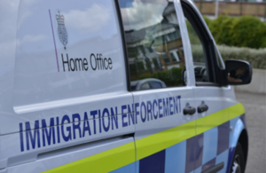 Immigration enforcement vehicle