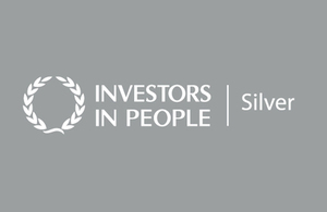 image of: investors in people logo silver background