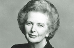 Former Prime Minister Baroness Margaret Thatcher
