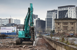 HS2 breaking ground at Curzon Street site