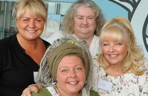 Representatives from the LLWR team with Dawn and Jackie from Give Us A Break 2010