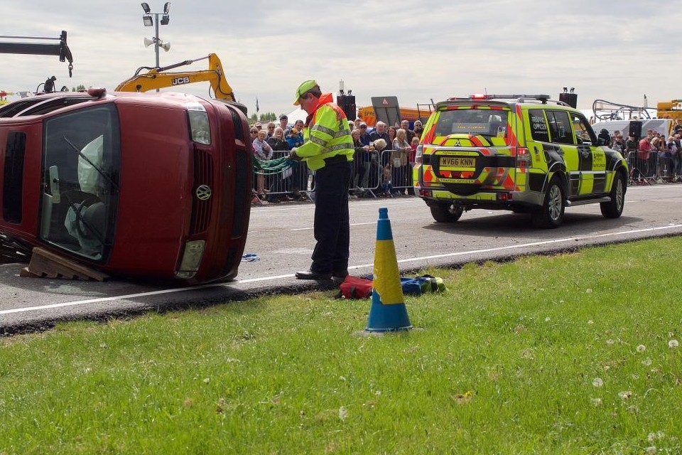 A demonstration by Highways England at last year's Nottinghamshire County Show