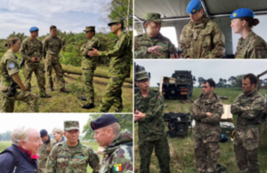 Japan Ground Self-Defence Force officers participate in UK Mission Rehearsal Exercise
