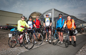 Sellafield Ltd's active cycling group