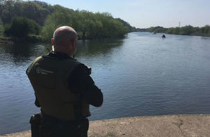 Our enforcement officers patrol rivers and lakes across the country