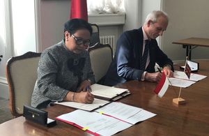 UK-Indonesia memorandum of understanding signing