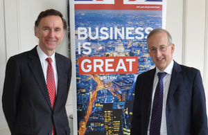 Lord Green, Minister of State for Trade and Investment, and Sir Peter Ricketts, British Ambassador to France