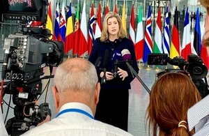 The Rt. Hon. Penny Mordaunt at NATO, Brussels