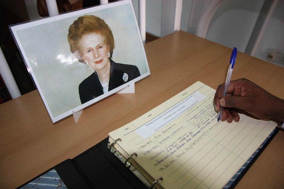 British High Commission in Kigali opens book of condolence for Lady Thatcher