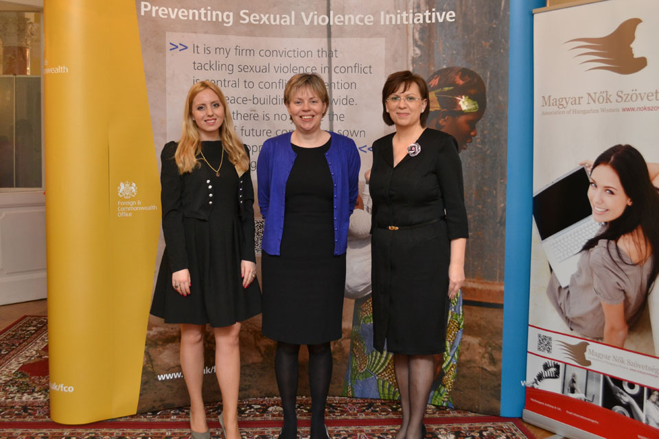 Deputy Head of Mission opens Preventing Sexual Violence Initiative exhibition tour in Budapest