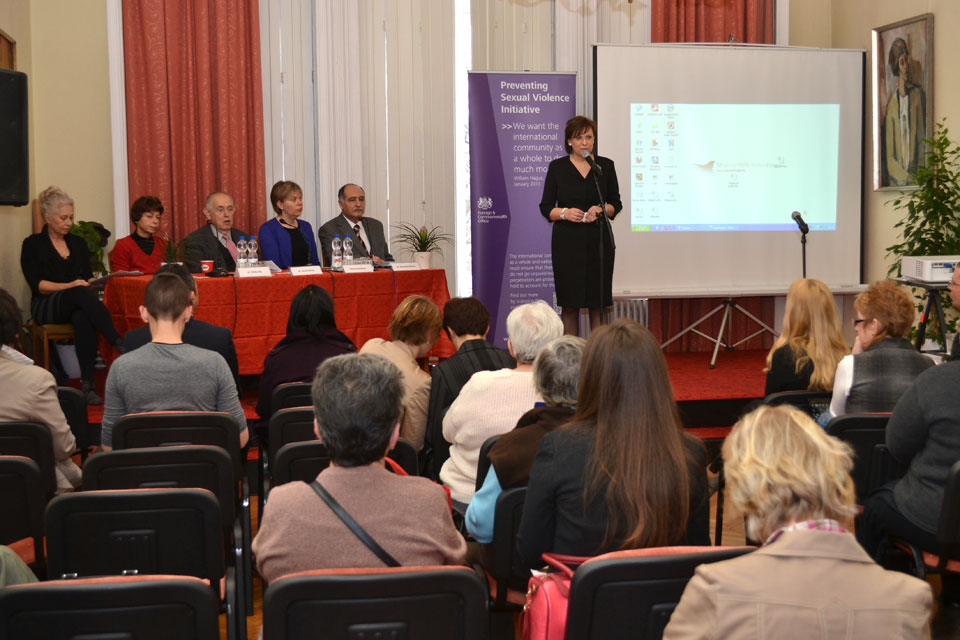 Deputy Head of Mission opens Preventing Sexual Violence Initiative exhibition tour in Budapest