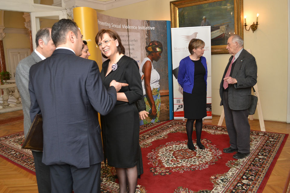 Deputy Head of Mission opens Preventing Sexual Violence Initiative exhibition tour in Budapest