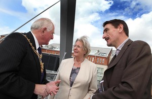 Baroness Hanham and the Lord Mayor