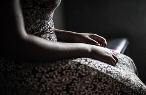 Photograph of the hands of a survivor of unsafe abortion.