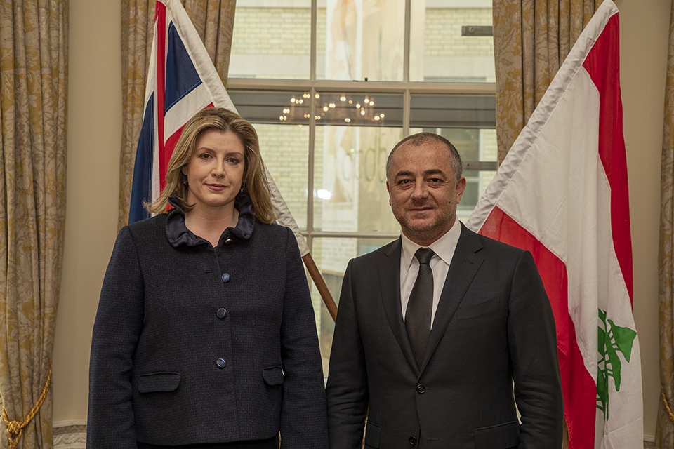 Lebanese Defence Minister meets UK counterpart GOV.UK