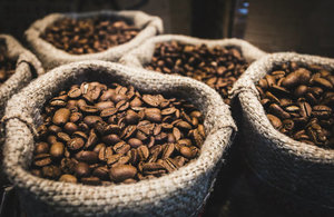 coffee beans in sacks