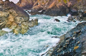 English coastline.