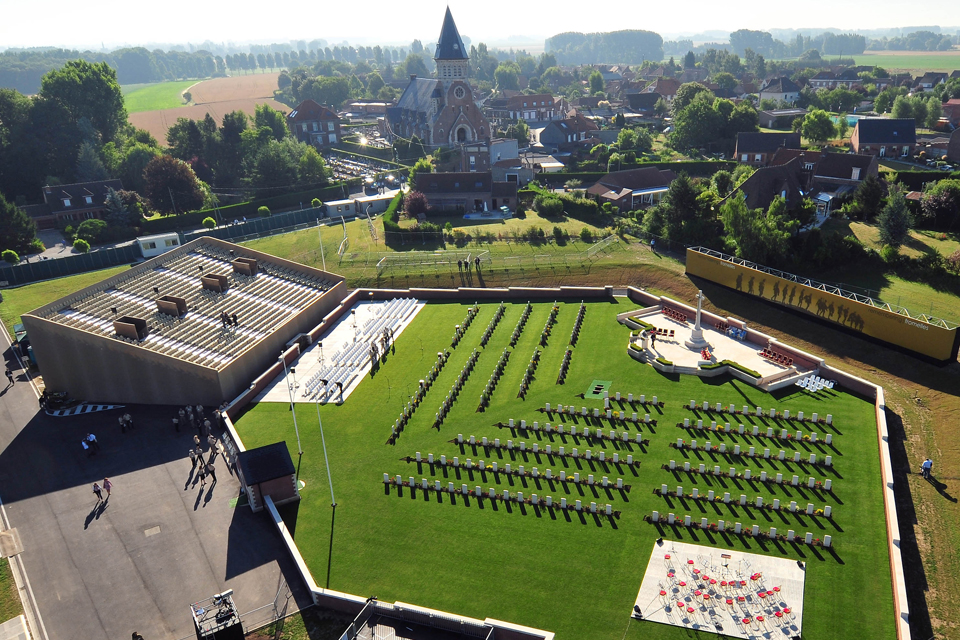 The Commonwealth War Graves Commission cemetery at Fromelles