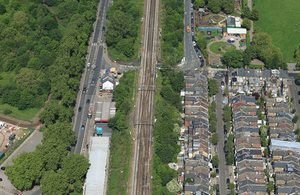 Location at which the train became stranded (image courtesy of Network Rail)