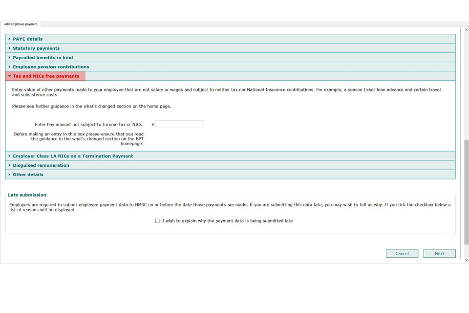 Basic Paye Tools User Guide Gov Uk
