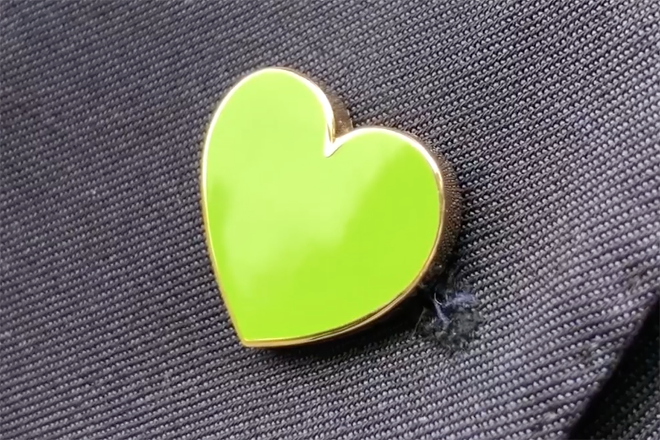 Grenfell heart badge