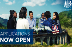 chevening scholarship open for application