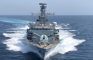 HMS Montrose has been accompanying British-flagged vessels through the Strait of Hormuz.