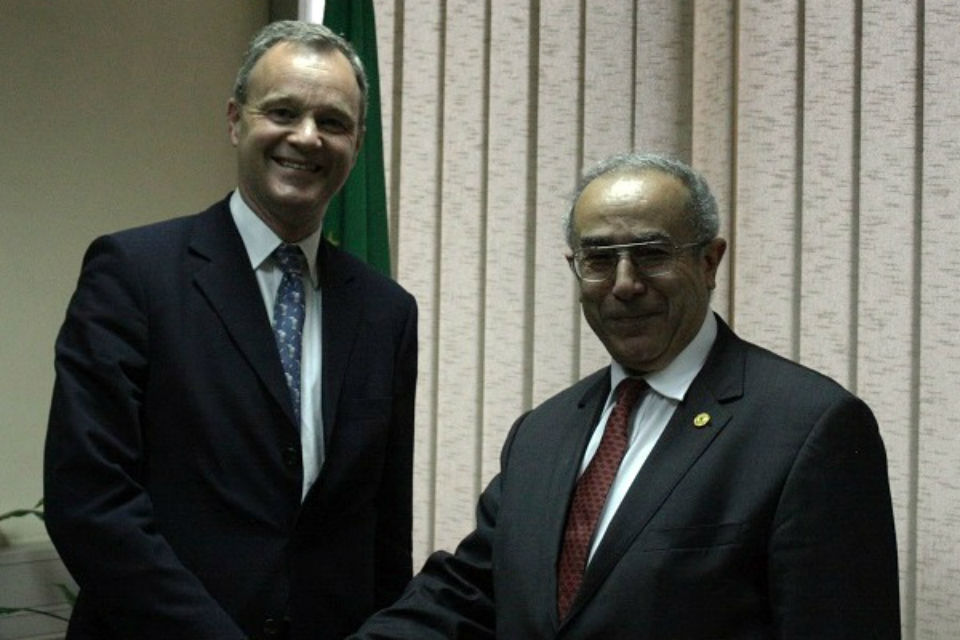 Mark Simmonds and Ambassador Ramtane Lamamra