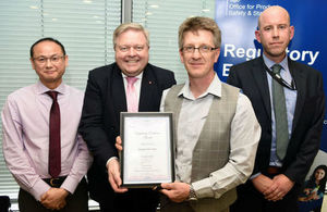 Hillingdon Ports Team receives its Highly Commended Award.