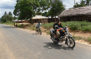 Section of the upgraded road. Picture: AFCAP/Crown Agents