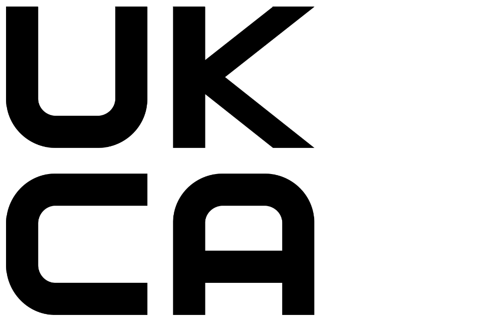 UKCA mark (black fill)