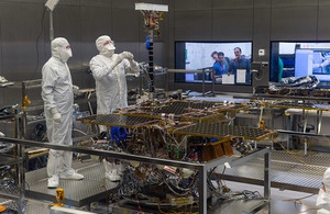 Technicians test the Mars rovers new cameras Credit: Airbus