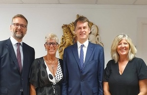 Consul General Lloyd Milen and HMA Hugh Elliott meet representatives of Bremain in Spain and Brexpats - Hear our Voice