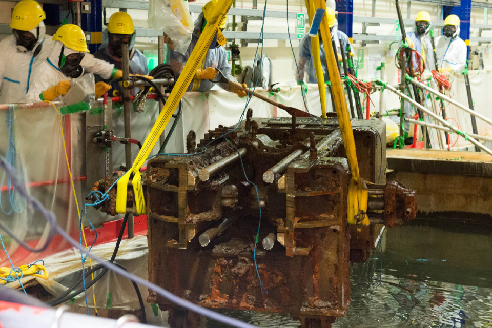 Waste retrieval at Sellafield