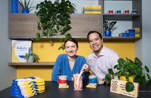 Thang Vo-Ta (CEO & co-founder) and Ewa Radziwon (Product Development Lead) of Callaly