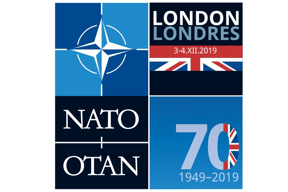 Logo for the London meeting of NATO Leaders unveiled GOV.UK