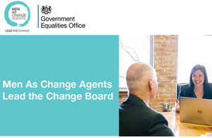 Men As Change Agents "Lead the Change" Board photo