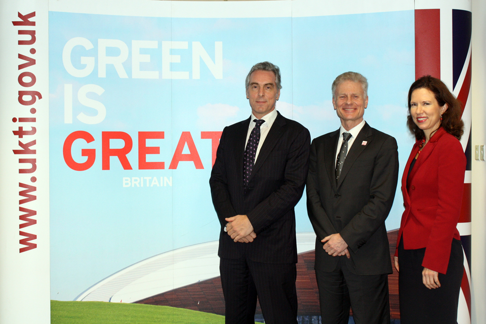 Commercial Secretary to the Treasury Lord Deighton (centre) at the Olympic Legacy roundtable