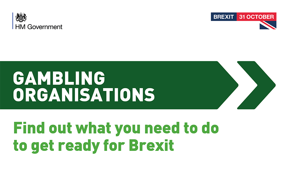 Brexit graphic for gambling sector