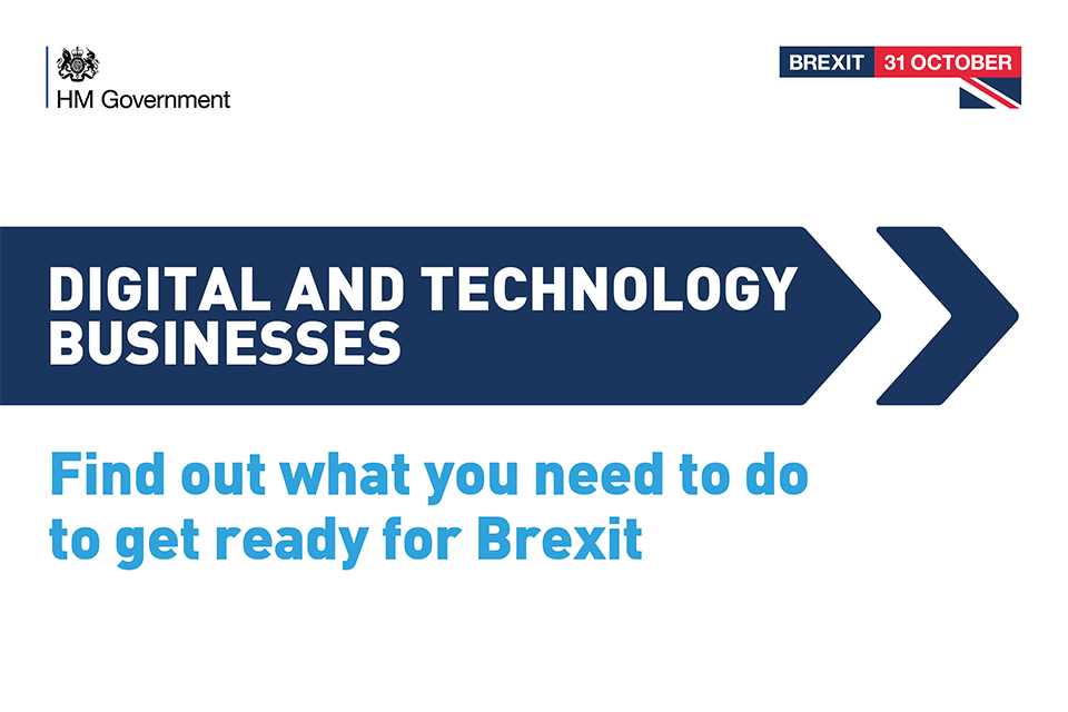 Brexit graphic for digital and tech businesses