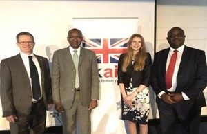 From Left: Julius Court Head of DFID Kenya, Central Bank Governor Patrick Njoroge, British High Commissioner Jane Marriott, Acorn CEO Edward Kirathe