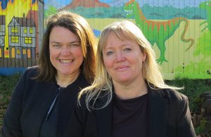 Picture of Alison Fitch and Rebecca Stacey, job share headteachers