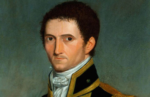 Portrait painting of Matthew Flinders